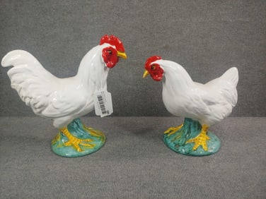 Farmhouse Rooster and Hen