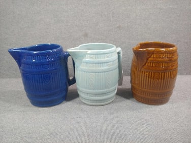 Mccoy Pottery Barrel Pitchers