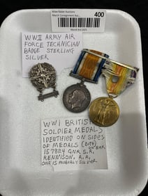 WW2 and WW1 Badges and medals