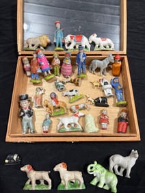 Old Japanese Circus Figures