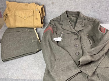 WW2 US Marine Corps Jacket, Pants, and shirt
