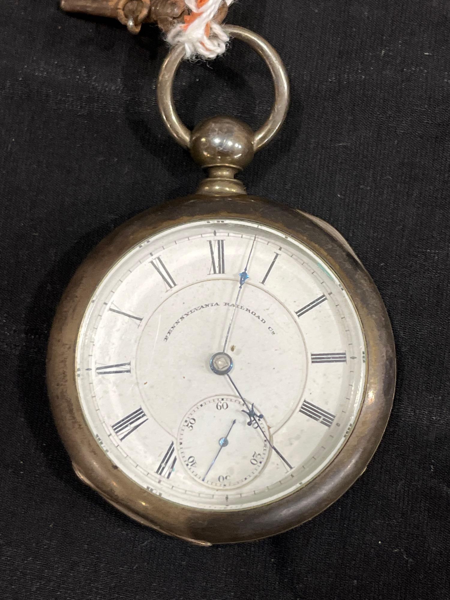 Penn Railroad Co Elgin BW Raymond Pocket Watch (1 of 4)