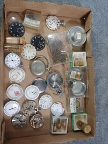 Pocket Watch Parts, Movements, and Dials