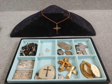 Sterling SIlver Rosaries and Religious Jewelry