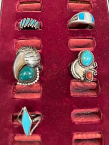 Turquoise & Sterling Rings
