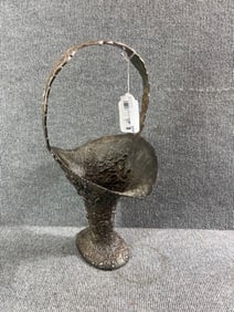 Cherub Repousse 1800s Bridle Vase