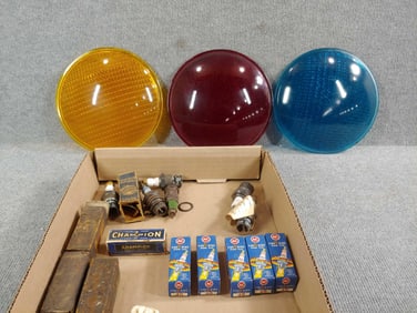 Glass Light Lenses and Spark Plugs
