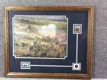 The Battle of Gettysburg Collectors Frame