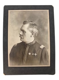 Major of the 5th Ohio Arthur K A Liebich Spanish American War Military Cabinet Card Photograph