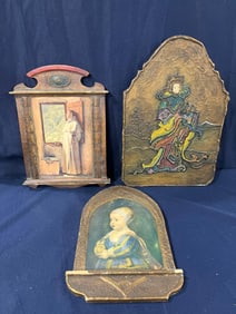 Impeccable Wood Framed Asian and Religious Art
