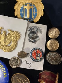 US and Russian Military Pins and Badges