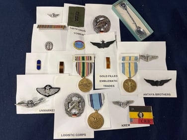 Aia, Japan, German and American Military Pins and Badges