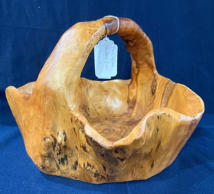 Fantastic Carved Burl Bowl