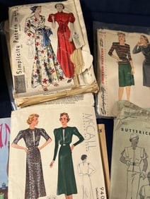 28 1930s-1940s Dress patterns