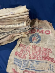 20 Burlap Seed Sacks