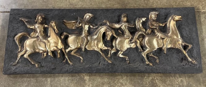 Mid Century Finesse Original Gladiator Wall Art Sculpture