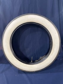Antique White Wall Automobile Tire