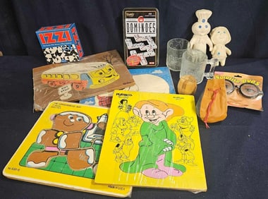 Pillsbury Doughboy, Games, Puzzles and early childrens toys