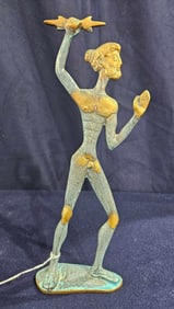 Zeus Olympian God Greek Brass Sculpture