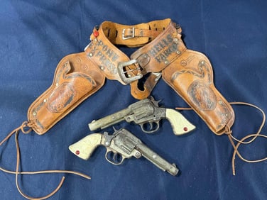 Wells Fargo Pony Express Holster & Cap Guns