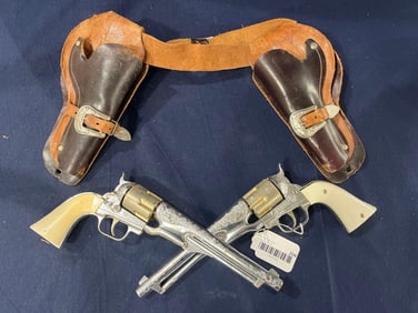 Colt 45 Hubley Cap Gun W Holster