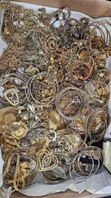 160 PC Gold Tone Jewelry