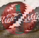 50 inch Metal Coca Cola Button Sign