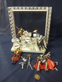 KISS Concert Stage & Action Figures