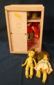 1950s Ginny Dolls, Clothing and Wardrobe