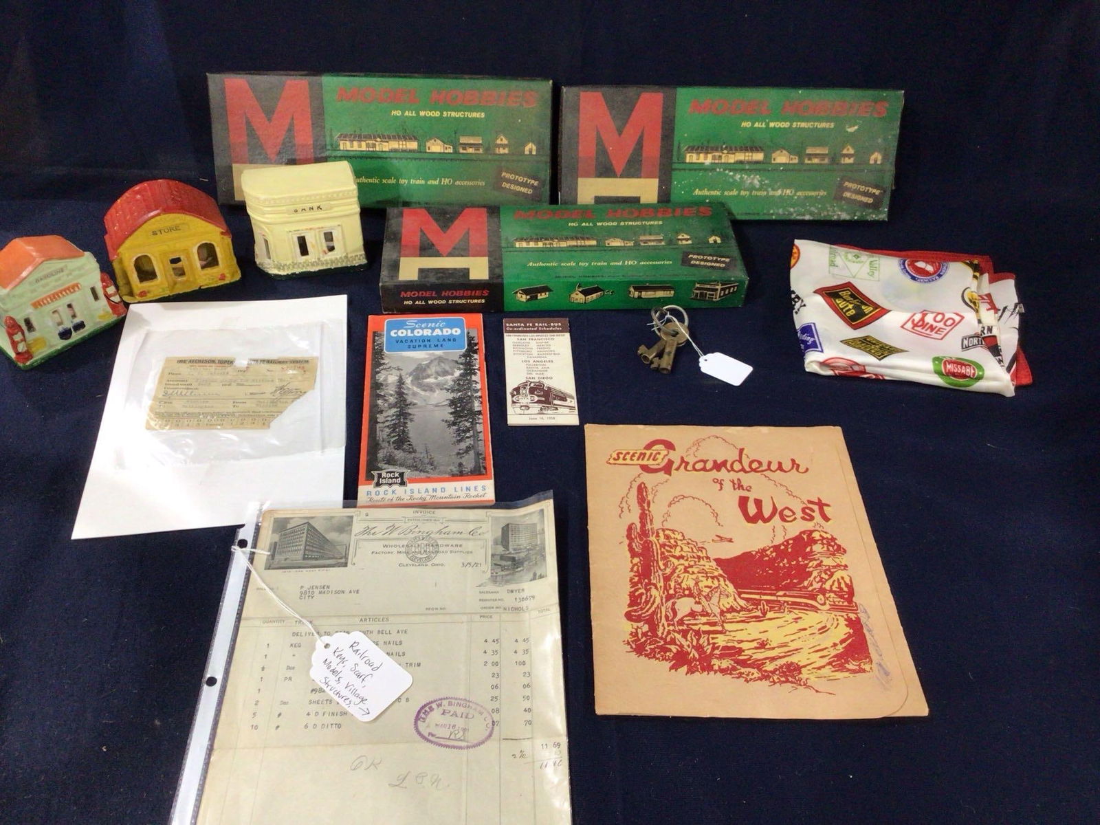 RailRoad Models, Banks, and Ephemera (1 of 8)