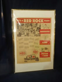 Red Rock Cola Advertising Poster