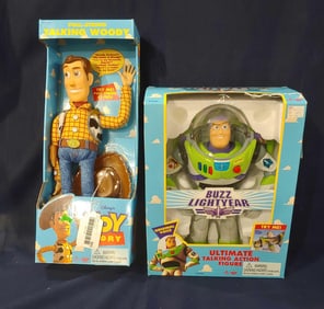 NOS Talking Woody and Buzz Lightyear