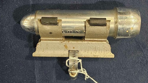 VINTAGE HOMART FLASHLIGHT WITH Bicycle MOUNTING BRACKET