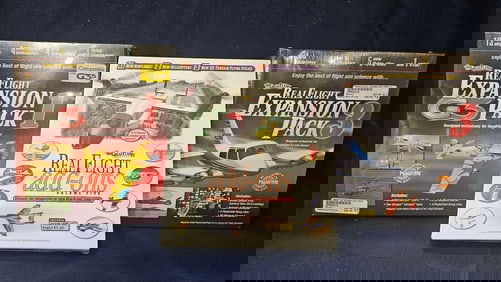 GREAT PLANES REAL FLIGHT EXPANSION PACK 3 AND 1 & REAL FLIGHT ADD ONS