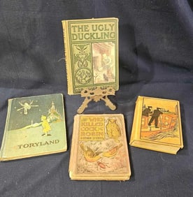 LOT OF 4 EARLY READERS INC.THE UGLY DUCKLING AND MORE