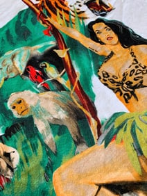 2 Katy Perry ROAR Tropical Jungle Concert Beach Towel Souvenirs, Grumble & Superman NOS Toys