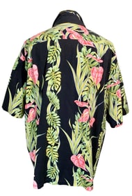Vintage Made in Hawaii Men's Styled by RJC Hawaiin Monstera & Anthurium Tropical Shirt