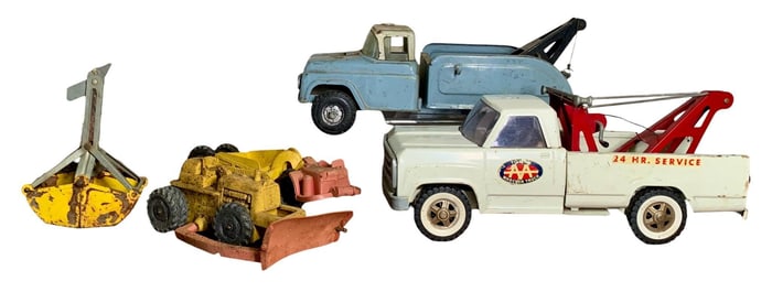 Buddy L, TONKA & Auburn Rubber Co. Vintage Tow Truck & Construction Toy Collection
