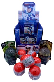 NOS MEGAMAN Shop Display & Toys, Game of Thrones Dragon Egg Toys & Unopened Nintendo Mystery Balls