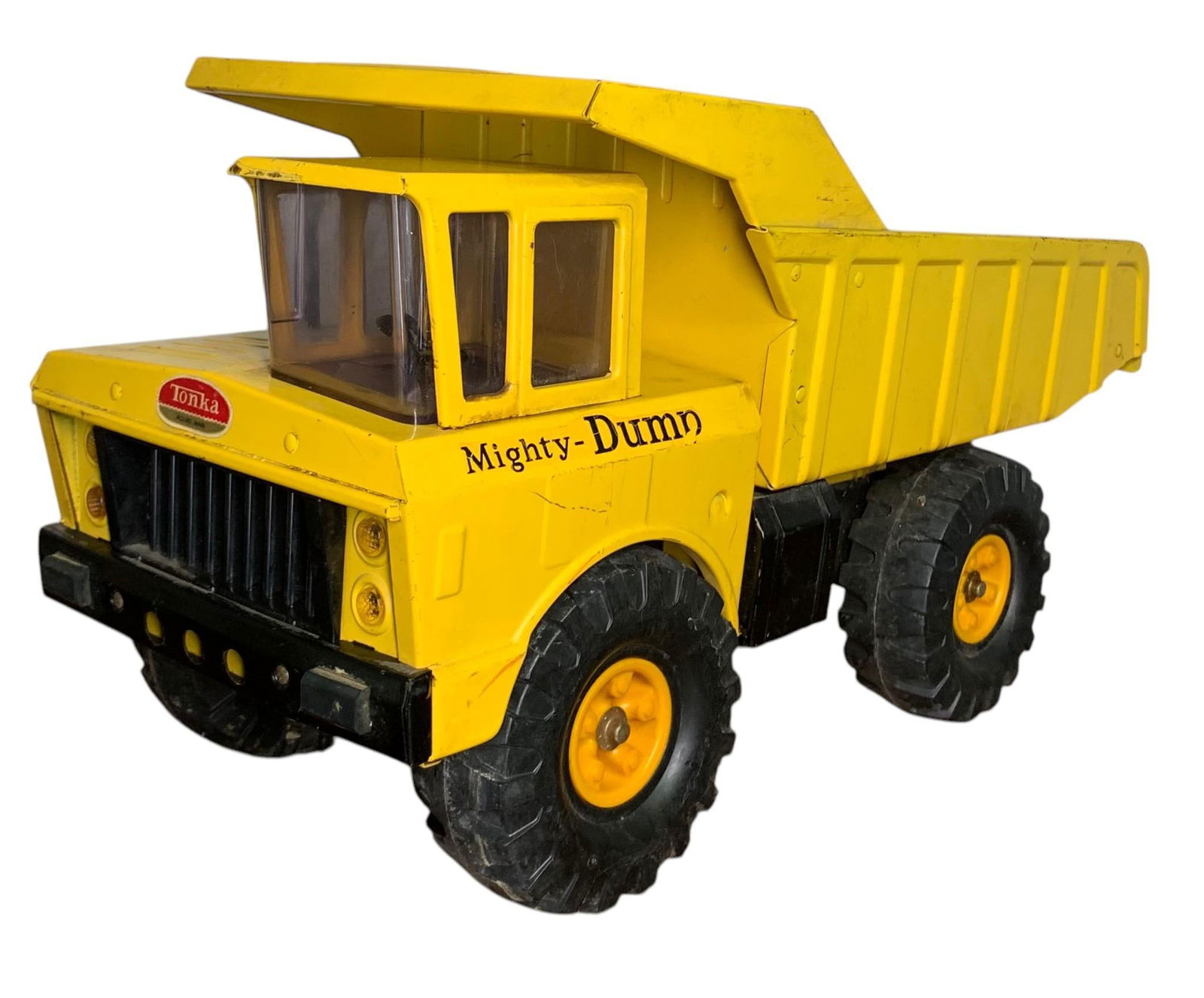 Large Vintage 1970s TONKA Mighty Dump Truck Construction Vehicle Toy (1 of 10)