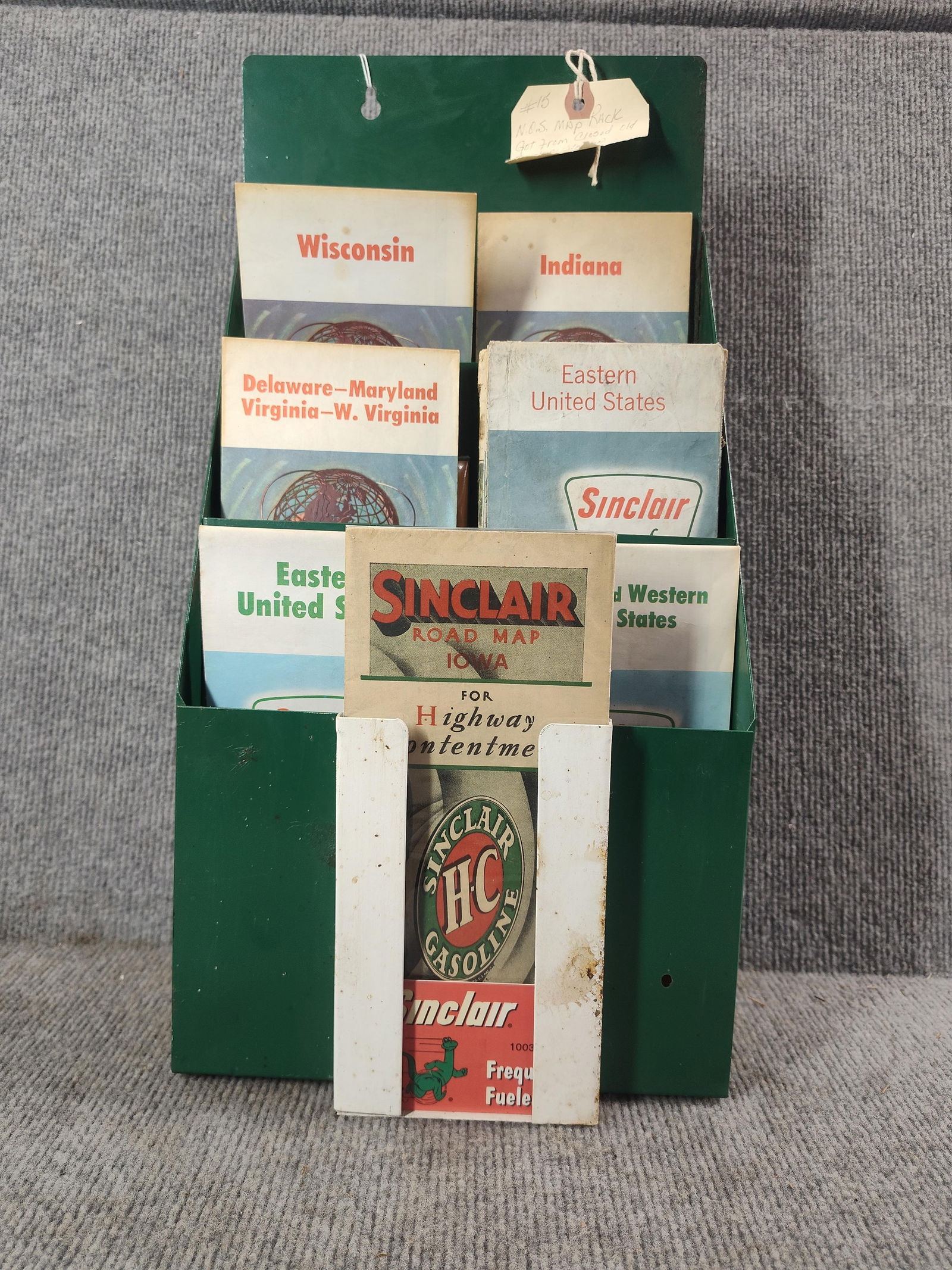 New Old Stock metal map display (1 of 2)