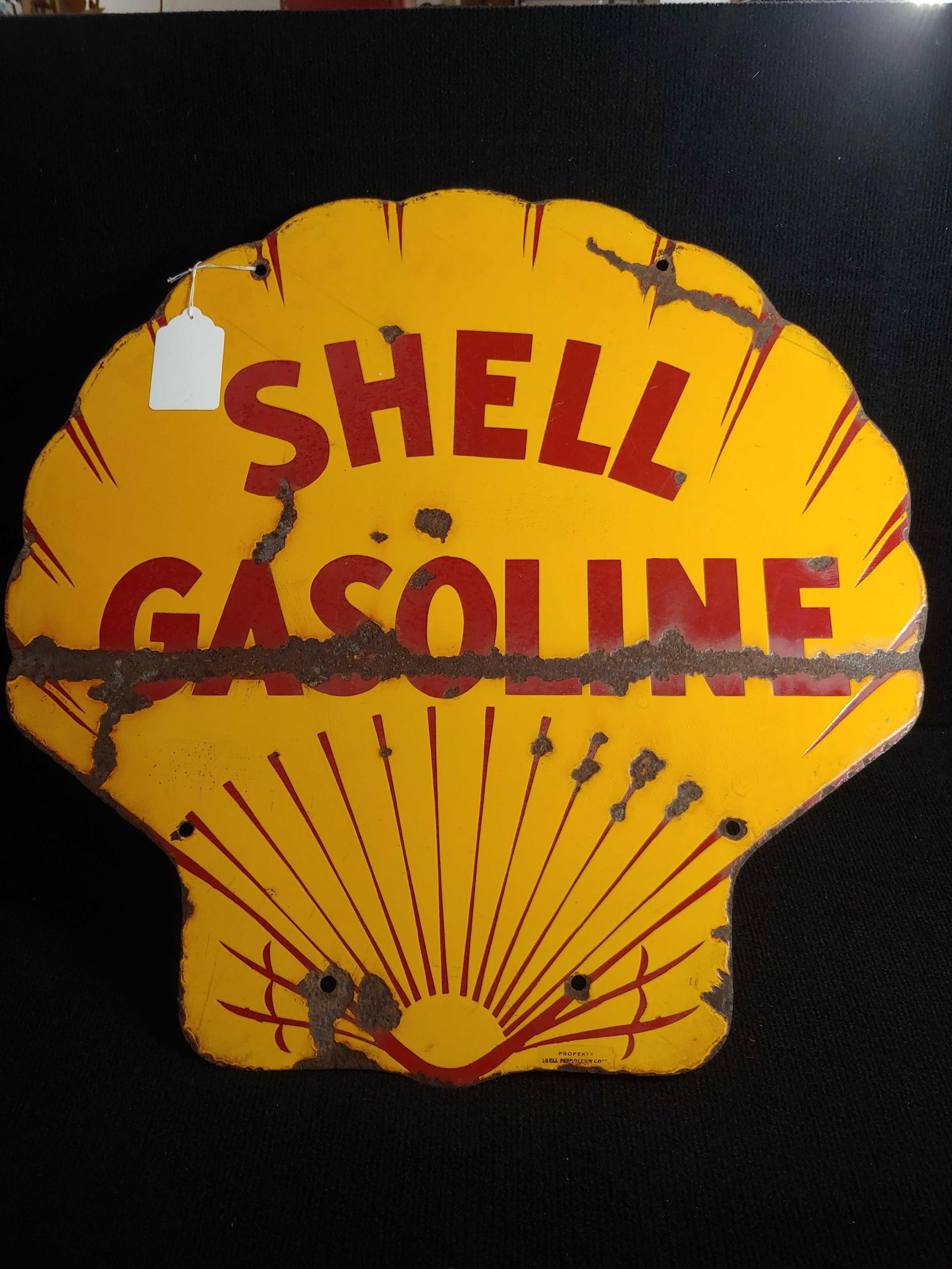 DSP Shell Gasoline "Clamshell" sign (1 of 8)