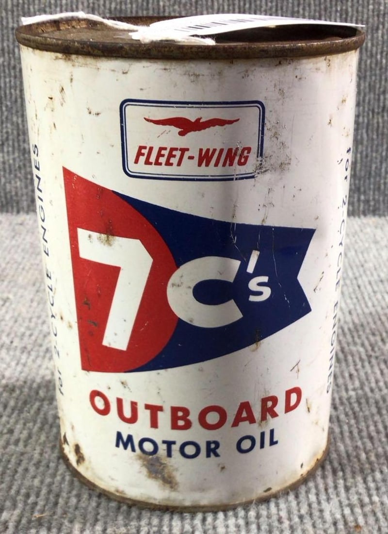 Fleet-Wing 7c's Outboard Motor Oil unopened 1qt can (1 of 5)