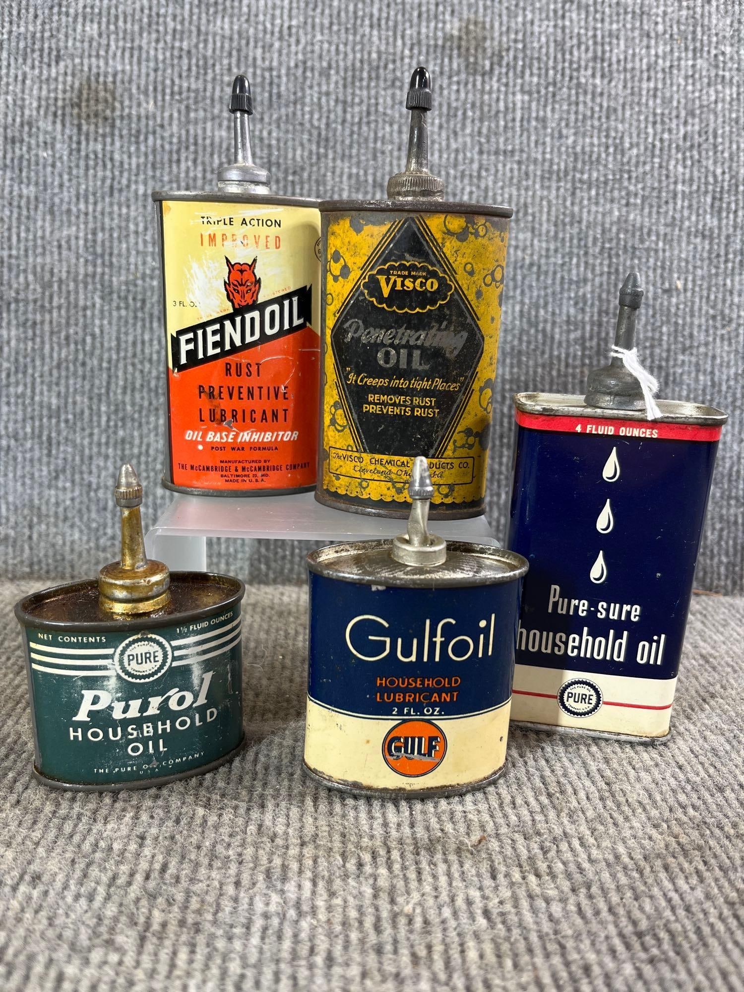 5- Various Lead Top handy oilers (1 of 5)