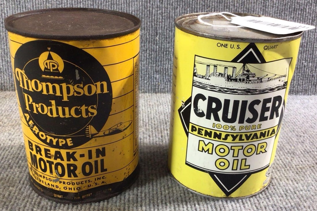 Cruiser & Thompson Products Motor Oil 1qt unopened cans (1 of 6)
