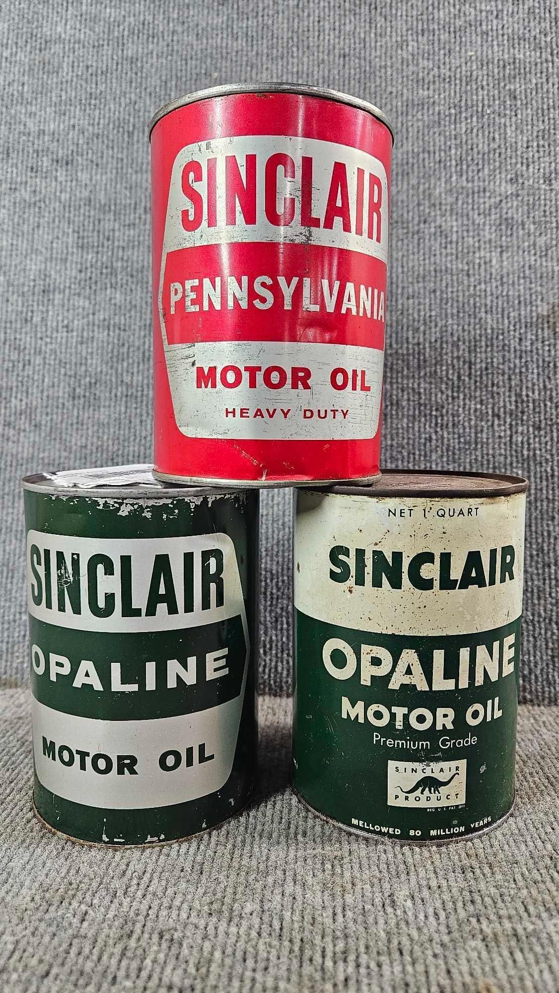3- Various Sinclair unopened 1qt cans (1 of 4)