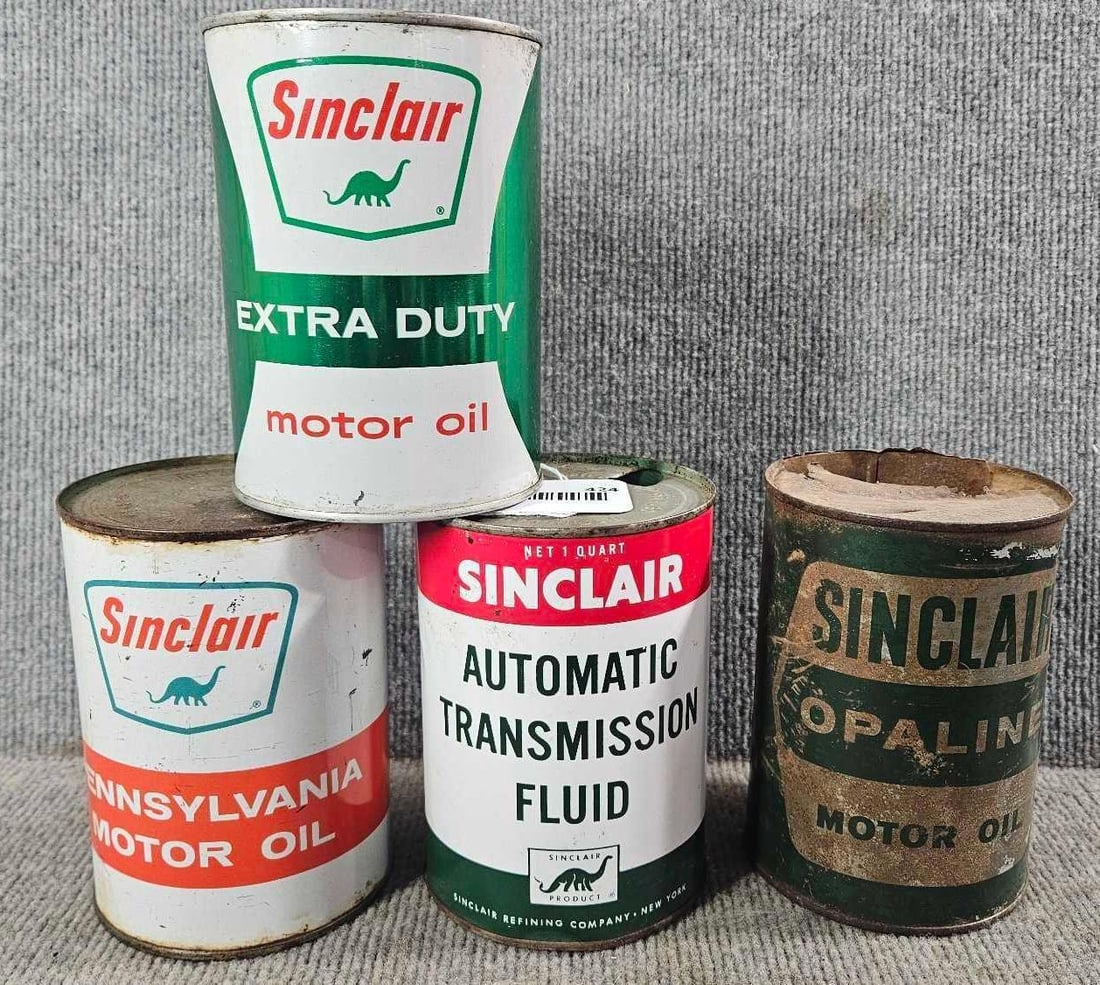 4- Various Sinclair 1qt cans (1 of 5)
