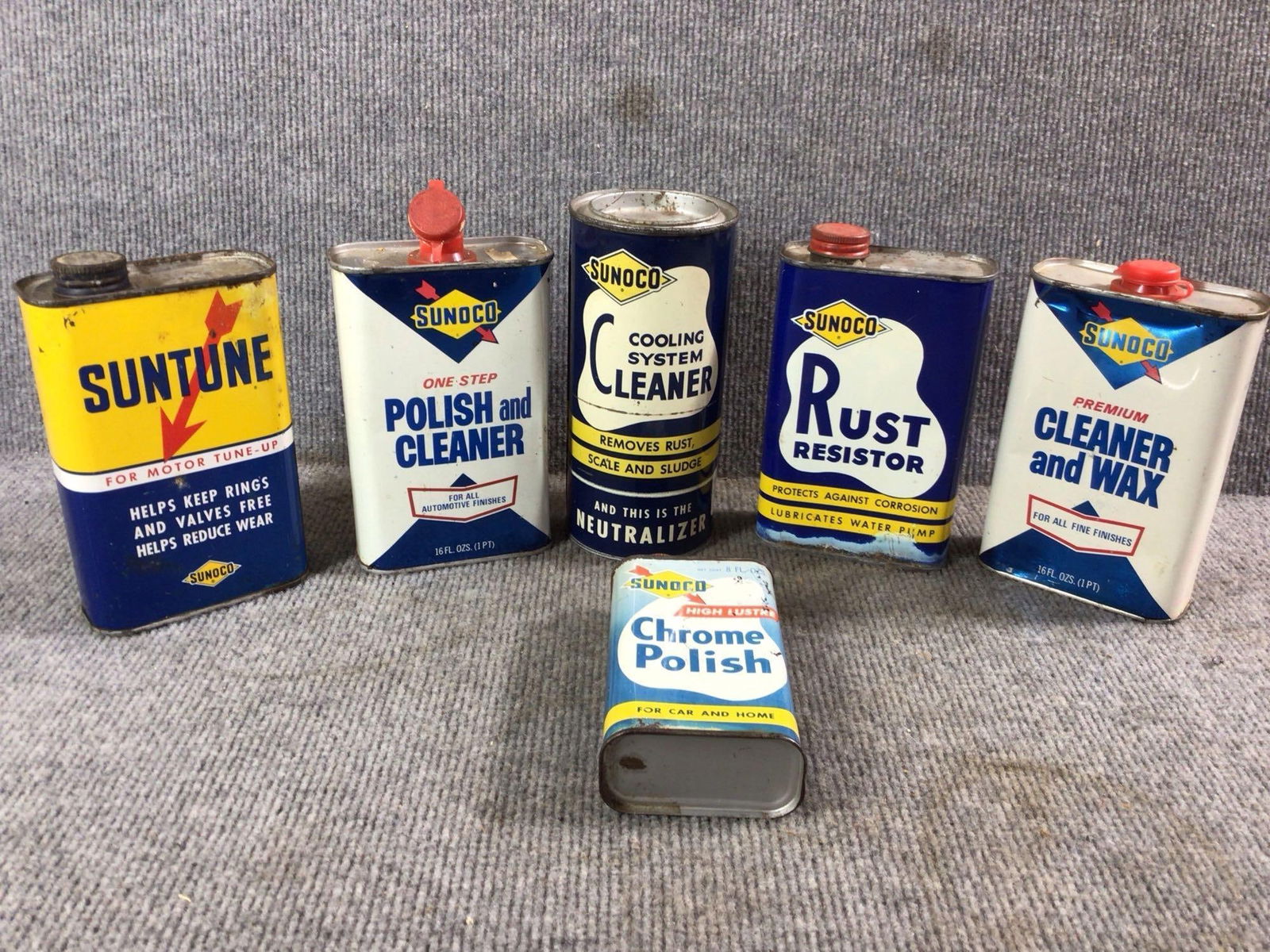 6- Various Sunoco cans (1 of 6)