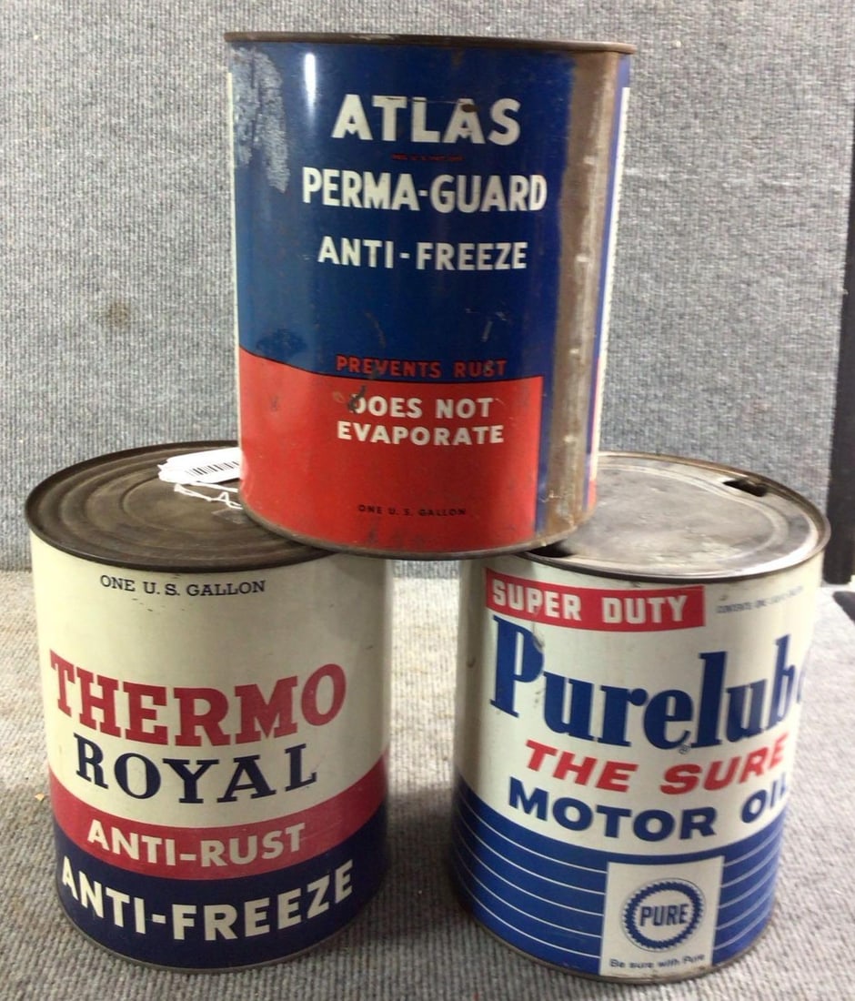 Purelube, Atlas & Thermo Royal 1gal cans (1 of 8)