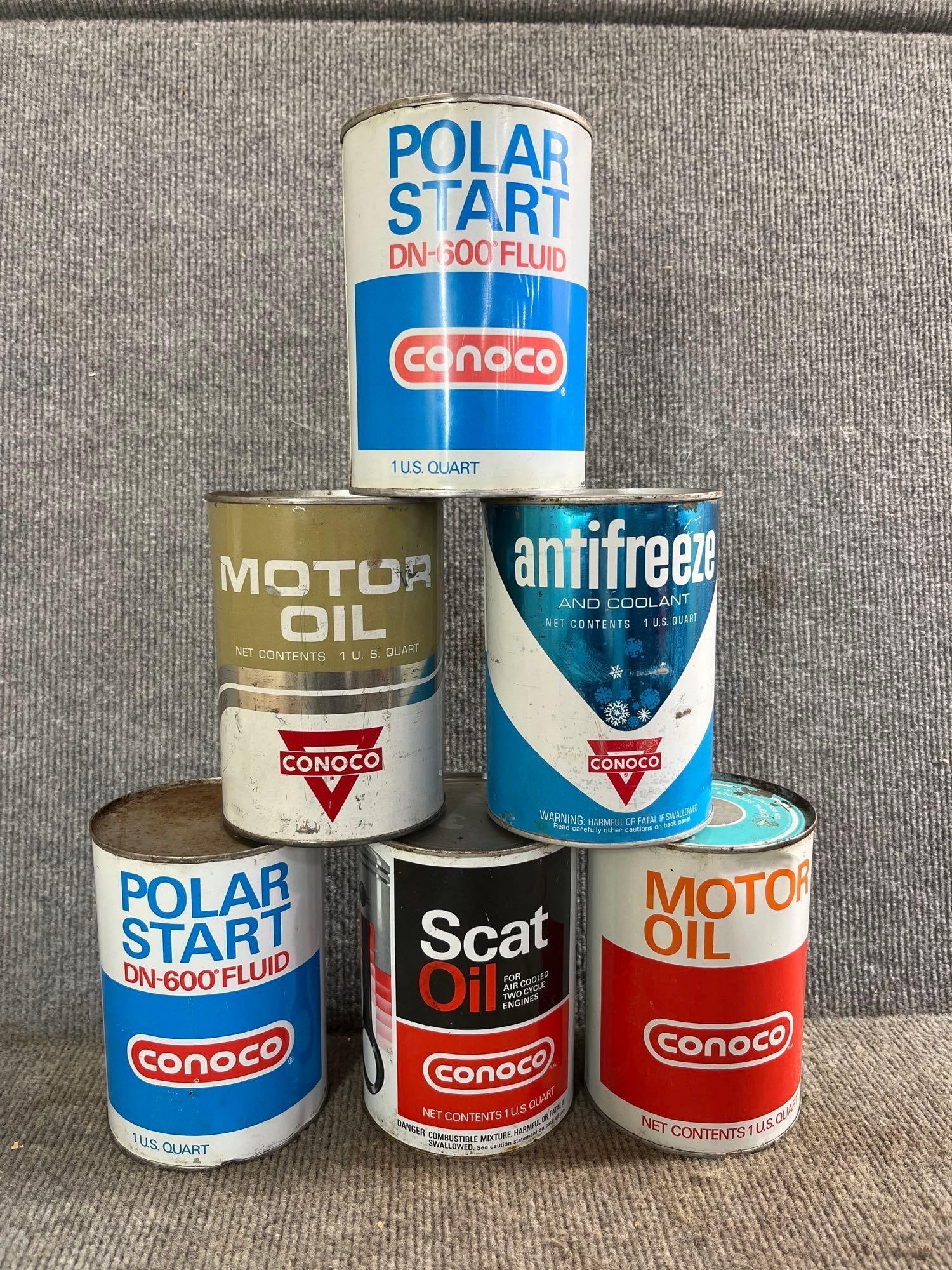 6- Various Conoco 1qt cans (1 of 6)